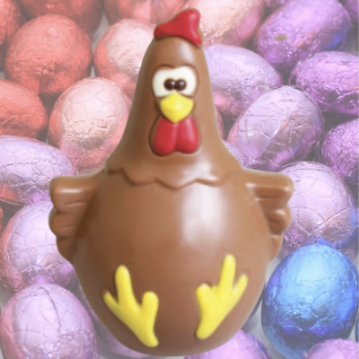 Ginette la poulette et ses oeufs de Pâques - 120 Gr