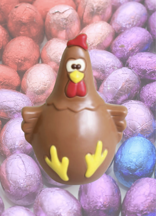 Ginette la poulette et ses oeufs de Pâques - 120 Gr