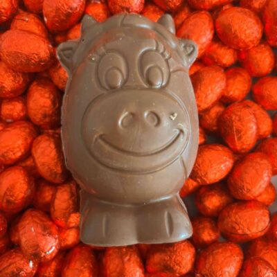 Marguerite la vachette et ses oeufs de Pâques - 130 Gr