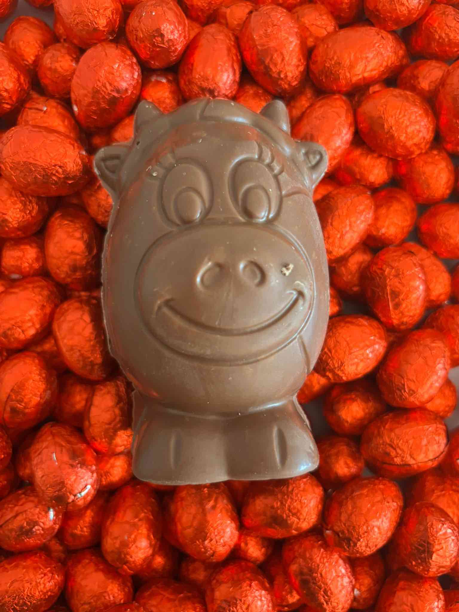 Marguerite la vachette et ses oeufs de Pâques - 130 Gr